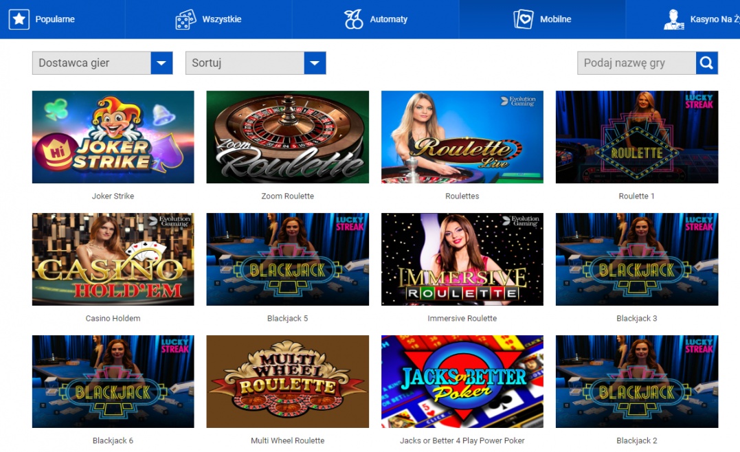 Slottica casino zapewnia doskonałe gry w wersji mobilnej