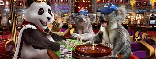 Royal panda gotowka na double ball roulette 3