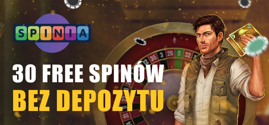 Spinia Casino oferuje 30 free spinów bez depozytu na slocie Book of Dead